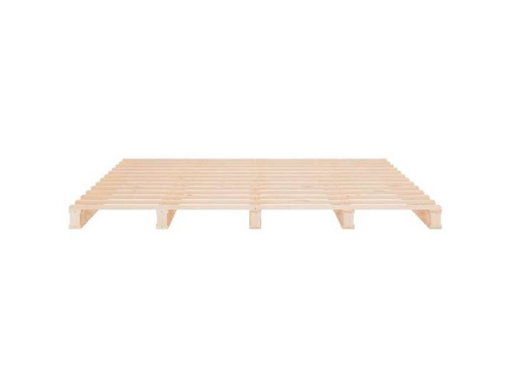 (Sale Christmas) Lit 2 places - 140x190 cm - Lit desgn palette - 140x190 cm bois de pin massif BB6966