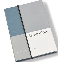 Leporello Natural Affair Fotoalbum blau-grau