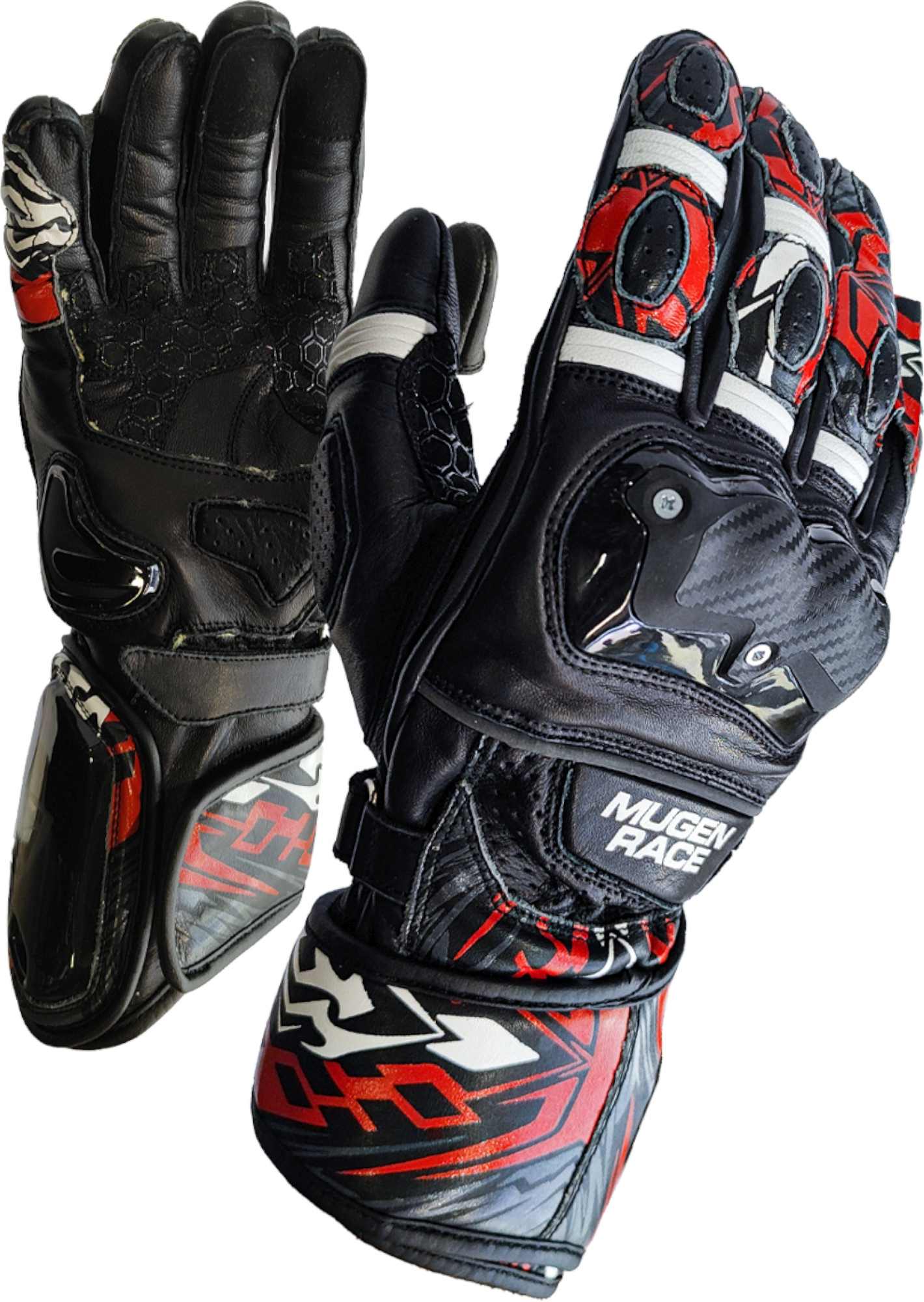 MUGENRACE Moone Sport Motorrad Handschuhe G-MNR-2483-BLR-XXL