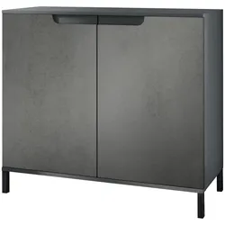KOMMODE Sylt Beton Dunkel Optik