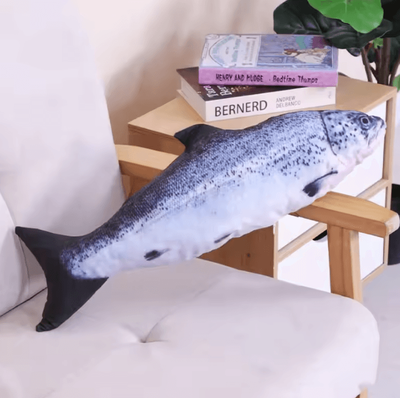 Inspire Curations RealCatch Catnip Fish Plush Toy 11 30cm