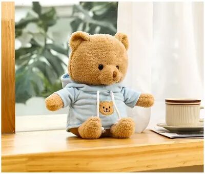 Smart Shopping Spot Hidden Safe Teddy Bear Plush With Secret Storage Pocket For Money Jewelry Gifts blue
