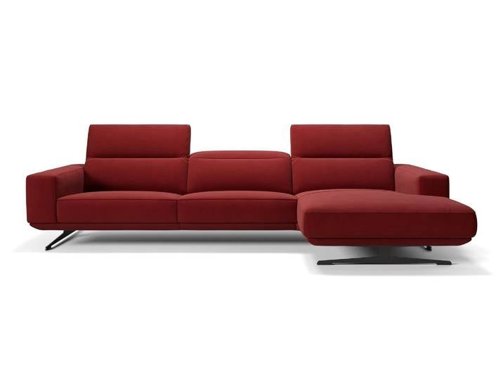 Hochwertiges Stoff Ecksofa MERANO Italienisch Lounge