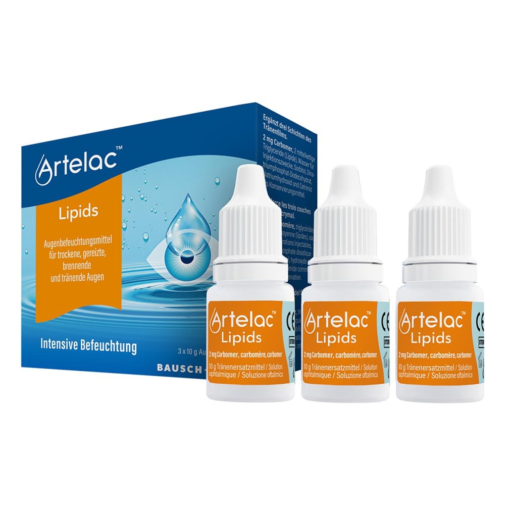 Dr. Gerhard Mann Artelac Lipids Augengeltropfen für stark tränende Augen 07707205