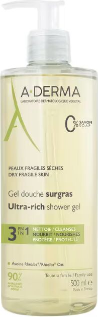 A-Derma Gel de Duche Ultra Rico 500ml