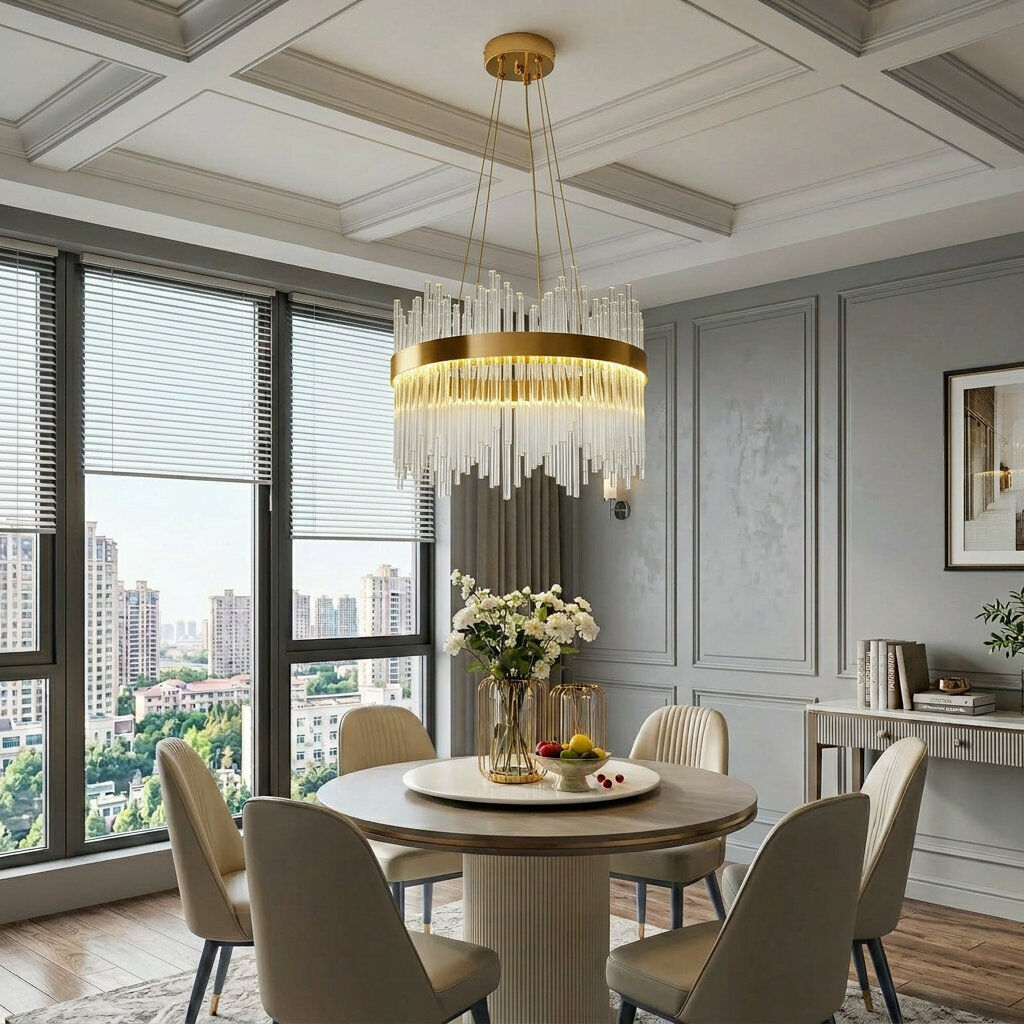 Fairmont Park LED Chandelier Gold 26cm H x 40cm W x 40cm D