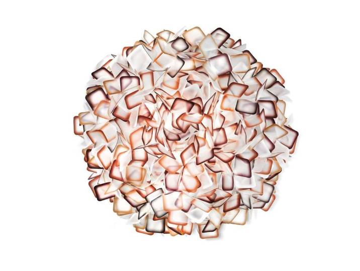 Clizia Plafondlamp L Oranje - Slamp - Woonkamer - Kunststof