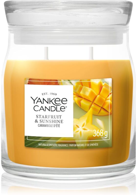 Yankee Candle Starfruit & Sunshine bougie parfumée 368 g