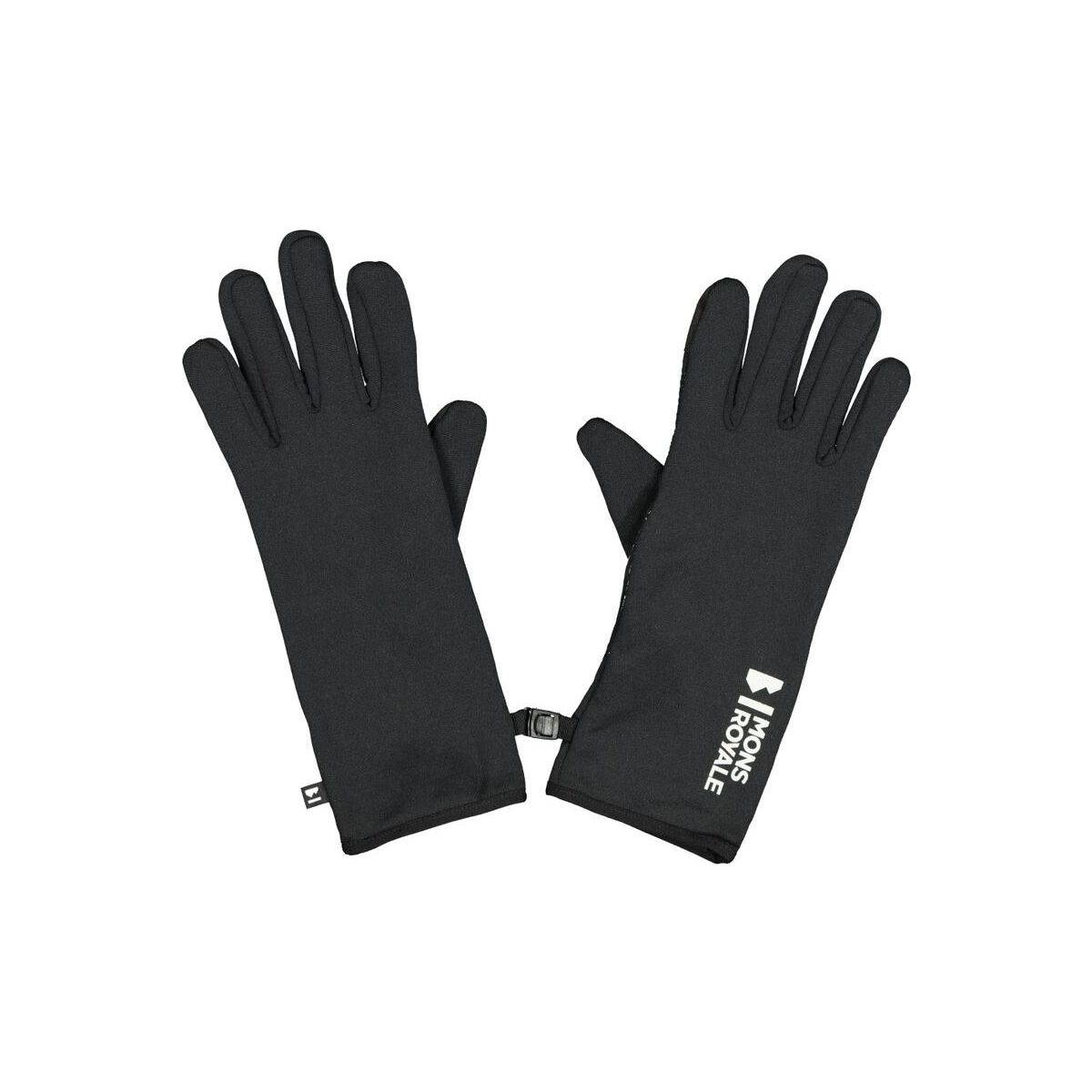Mons Royale Amp Merino Fleece Gloves black (1) S 100376-1165-001-S