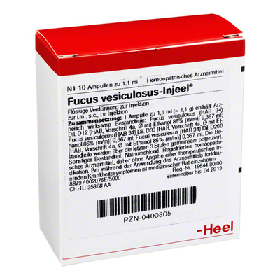 Biologische Heilmittel Heel GmbH FUCUS VESICULOSUS INJEEL Ampullen 10 St 00400805