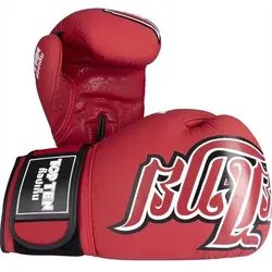 TOP TEN Boxhandschuhe „Nong Han“, Größe 14 oz in Rot Rot