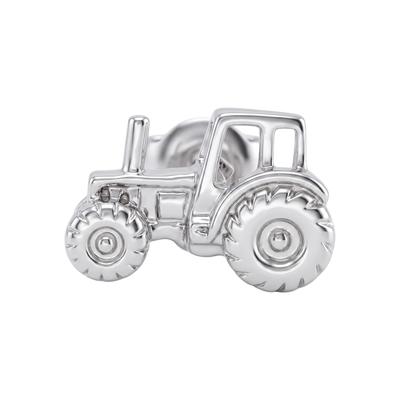 Single-Ohrstecker JOBO "Traktor", silber (silber 925), Ohrringe, Damen, Silber 925 (Sterlingsilber), 925 Silber
