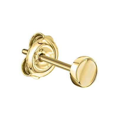Single-Ohrstecker FIRETTI "Schmuck Geschenk Gold 333 Ohrschmuck einzeln Scheibe", gold (gelbgoldfarben), Ohrringe, Damen, 3,6mm, Gelbgold 333
