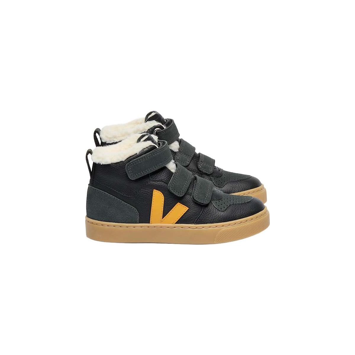 Veja Small V-10 Mid Winter Black Ouro Grafite black ouro grafite 24 DF0503814C240