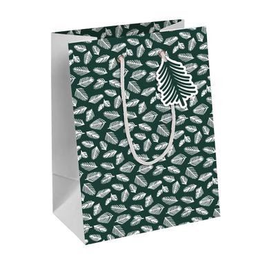 Clairefontaine 6x Geschenktasche M, Winter, 21,5x10,2x25,3 cm - Grün X-30927-3C