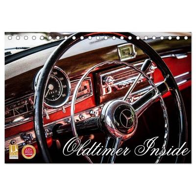 Oldtimer inside (Tischkalender 2026 DIN A5 quer), CALVENDO Monatskalender