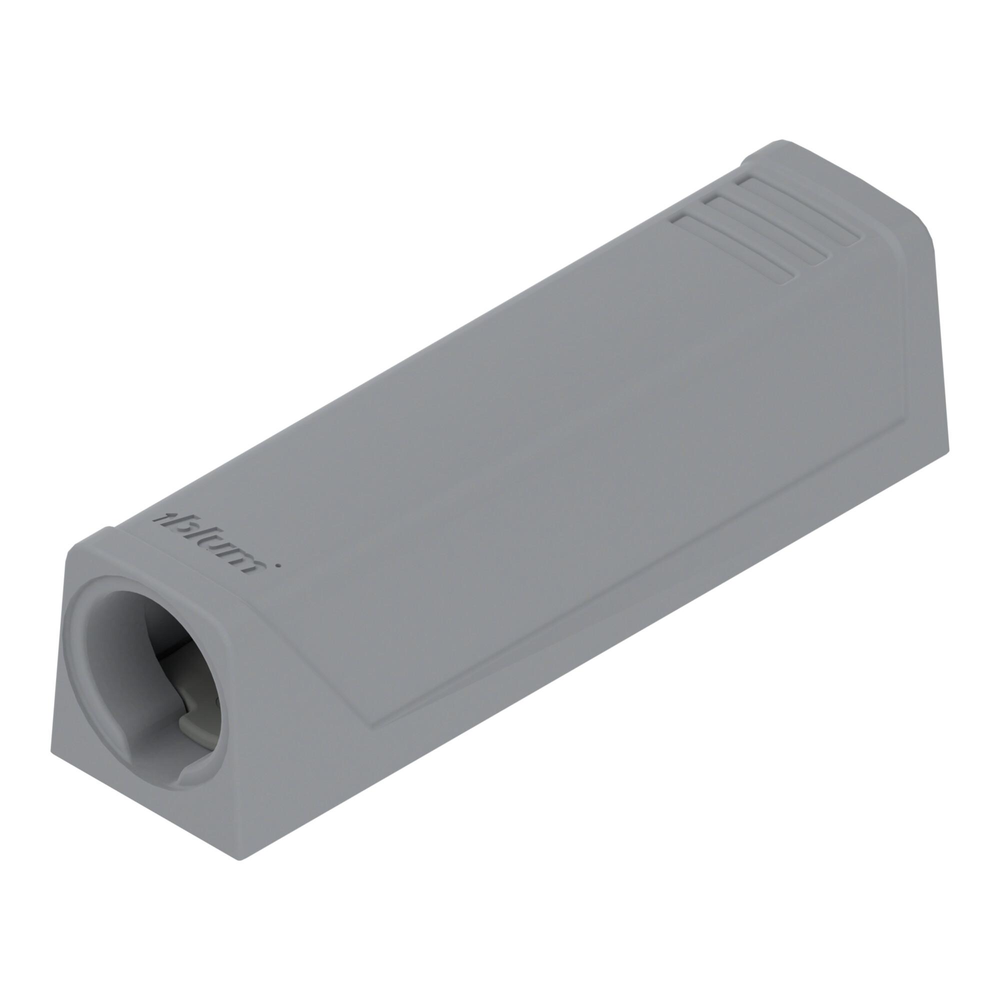 Blum TIP-ON Adapterplatte für Türen, Kurzversion, Schrauben, R7036 platingrau (05066363)