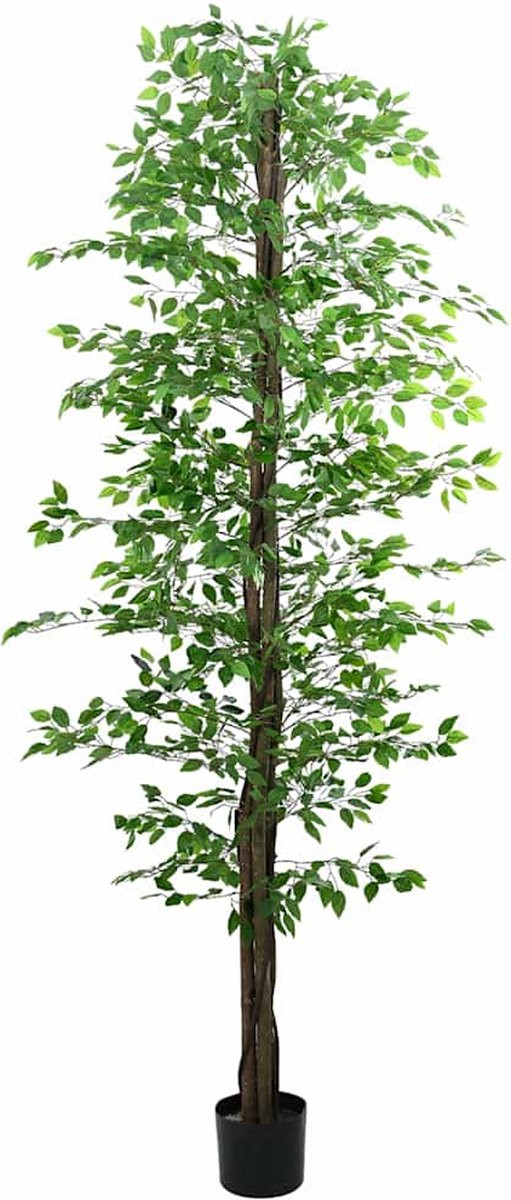 vidaXL Kunstmatige Ficus Boom met Groene Bladeren, 300 cm