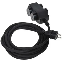 ProPlus, Verlängerungskabel, Steckdose Schuko 4-fach 5M mit 3x1,5mm2 (5 m, CEE 7/3)