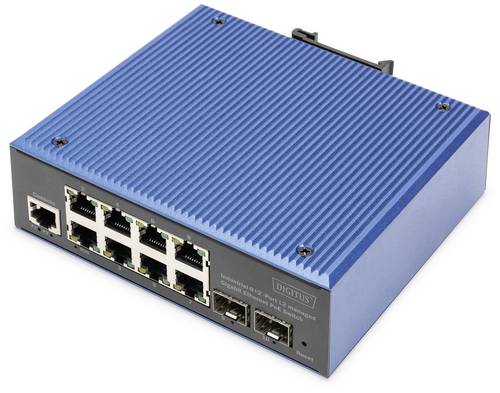 Digitus DN-651157 DN-651157 Industrial Ethernet Switch 8 + 2 Port 1 GBit/s