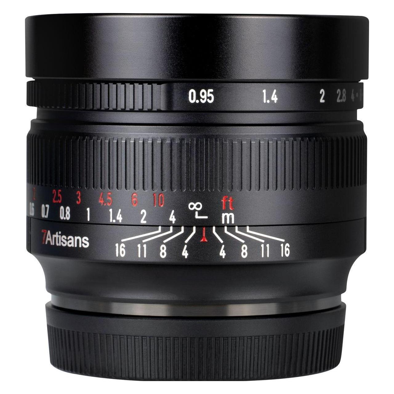 7artisans 50mm f/16 - 0,95, Fuji X (Fujifilm X, APS-C / DX) (A008B-X)