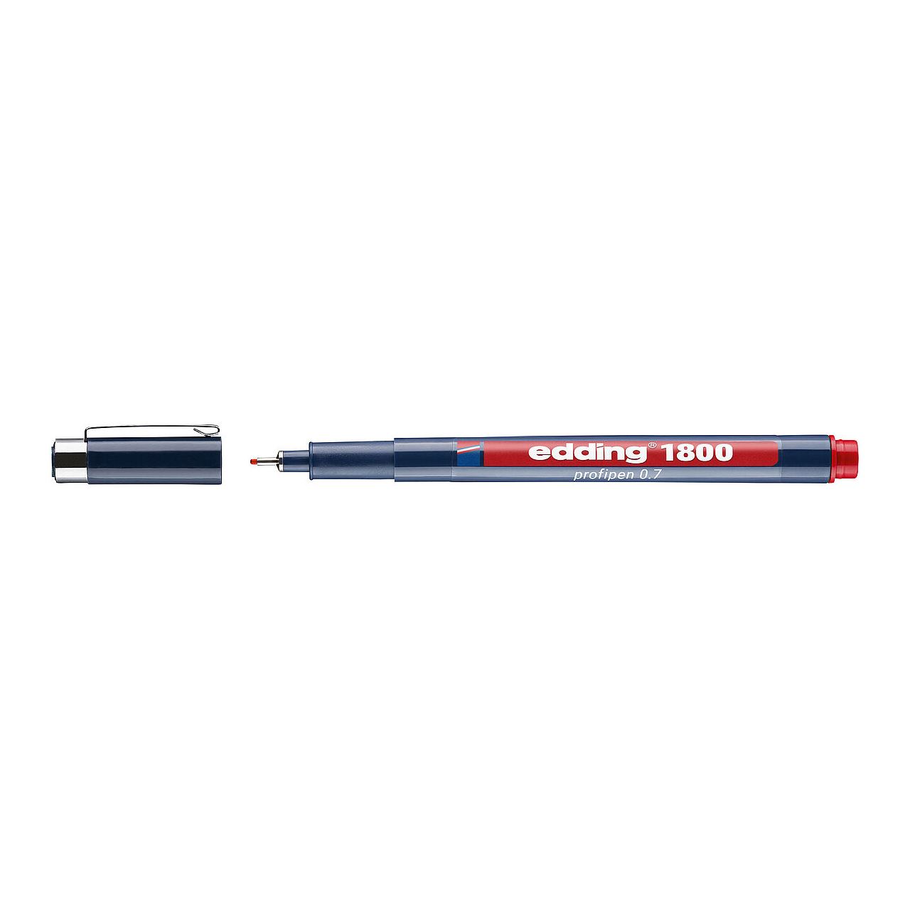 edding 1800 Fineliner rot 0,7 mm, 1 St.