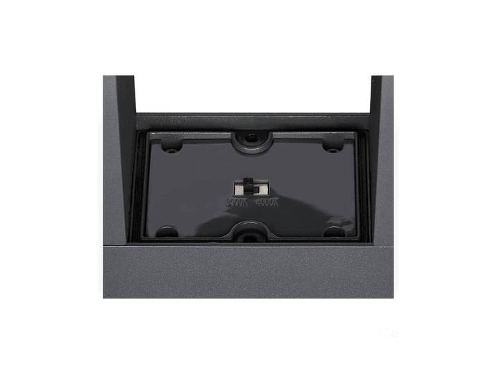 SLV LED Wegeleuchte Eskina Frame Double, schwarz, Aluminium, Modern