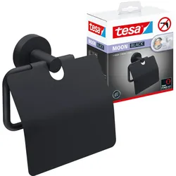 tesa Toilettenpapierhalter MOON schwarz