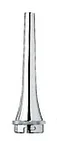 Heine Optotechnik GmbH Lange geschlossene VET Metall Specula, 90 mm lang, 7 mm drm., für Geschlitztes Heine Kopfstück G-001-.21-301 G-000.21.332