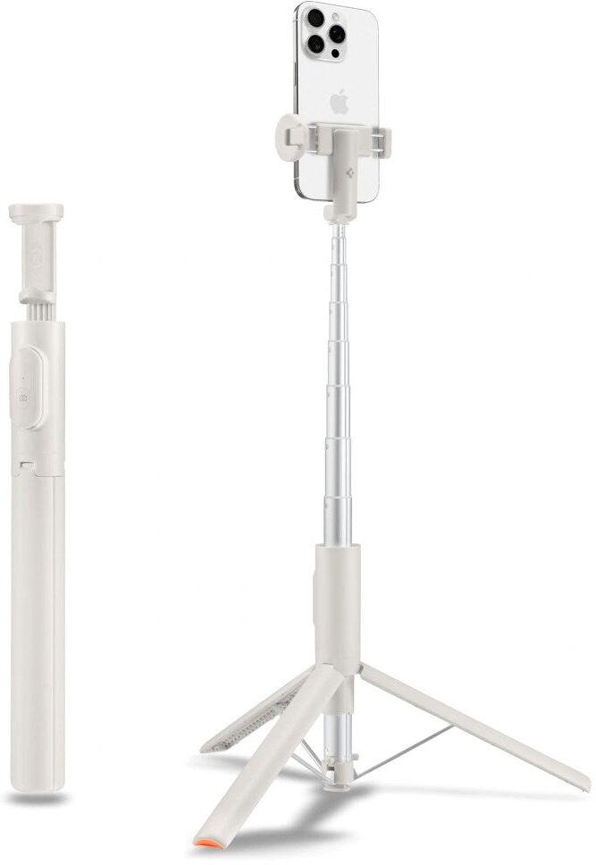 Spigen Tech-Protect Bluetooth Selfie Stick Tripod - Mobil Størrelse: 5.5 - 8.5 cm - Beige