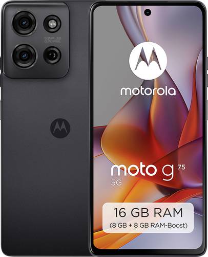 Motorola moto g75 5G 128GB Kohle EEK B (A - G) 17cm (6.7 Zoll) Smartphone