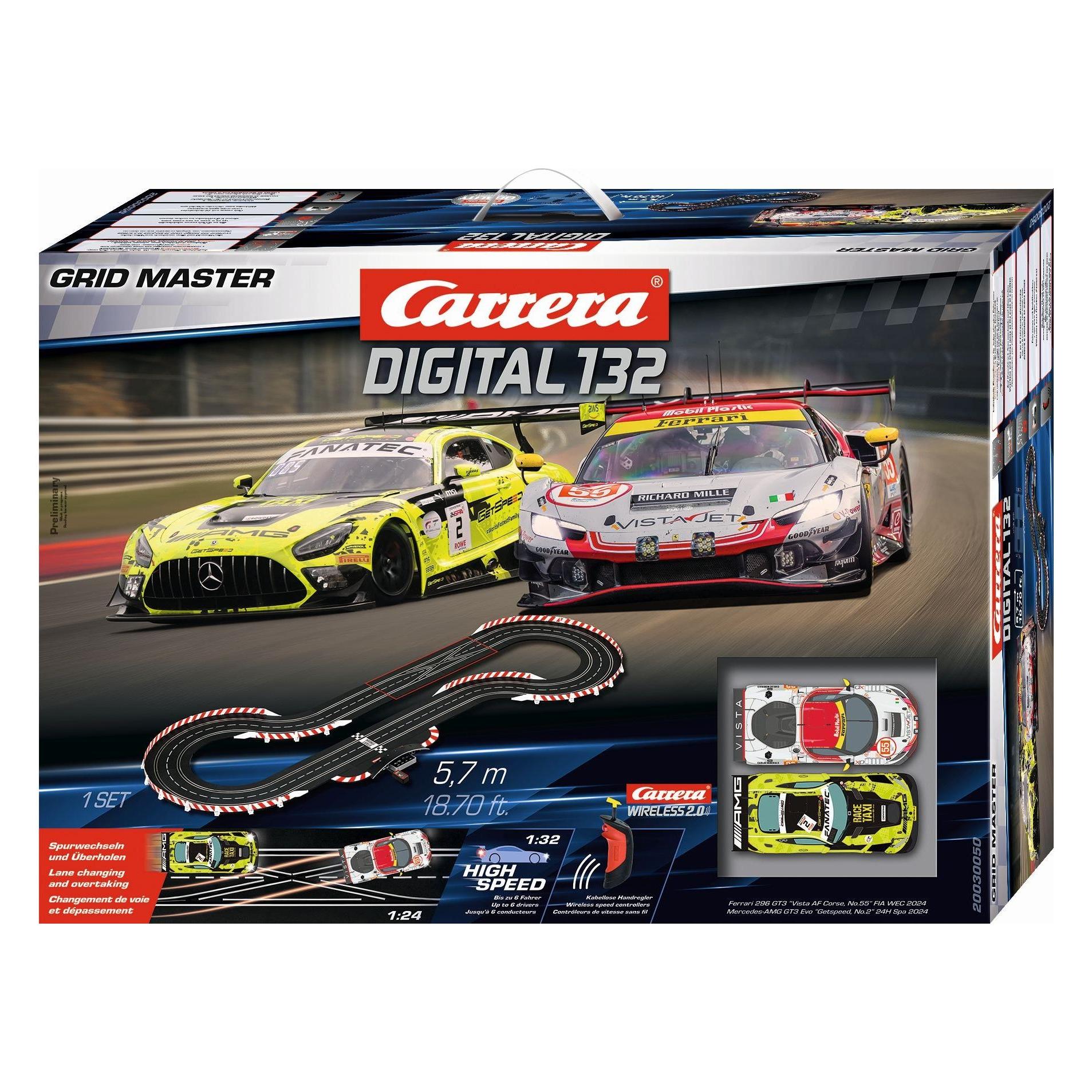Carrera Grid Master, Digital 132 Autorennbahn Set (20030050)