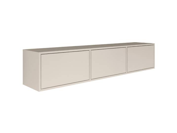 Hängender TV-Schrank Framme mit drei Klappen, 150 cm, Kaschmir