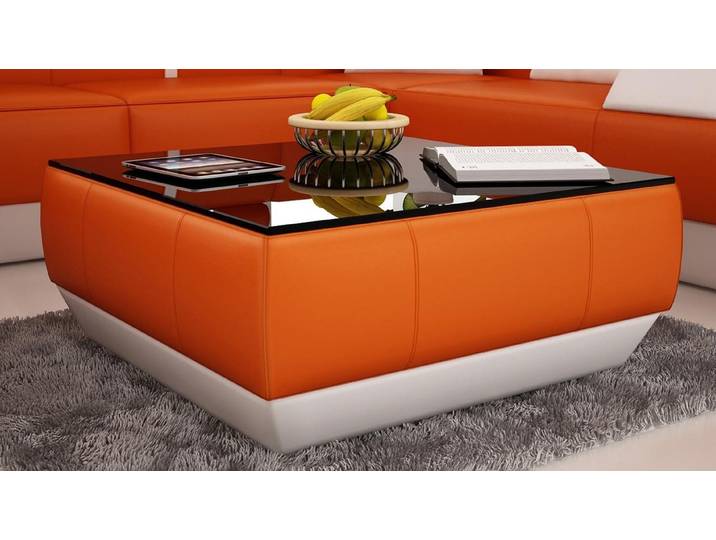 Xlmoebel Beistelltisch Designer Beistelltisch SR4405 aus Glas mit elegantem Design (Couchtisch SR4405), Hergestellt in Europa
