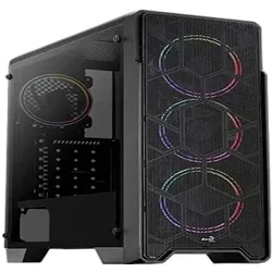 AeroCool Ore Tempered Glass (ATX, mATX, Mini-ITX), PC Gehäuse, Schwarz