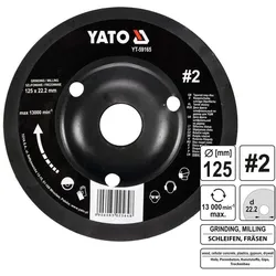 Yato, Zubehör Schleifer, Profi Raspelscheibe für Winkelschleifer 125mm Nr2