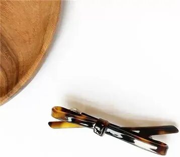 Multisell Products Hub Korean Hairpin Headdress Clip For Girls, Influencer Style Bow Head Clip, Perfect For Banged Hairstyles And Side Clips tortoiseshell