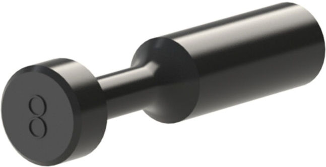 Riegler Connecteur de fermeture « Série bleue », embout de connexion 4 mm (144004)