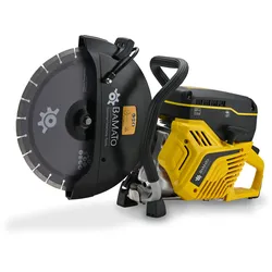 BAMATO Betontrennschneider BCC-350 Trennschneider mit 3,5 kW   125 mm Schnitttiefe   für 350 mm Scheiben   Wasseranschluss für Nassschnitt   inkl. Diamanttrennscheibe