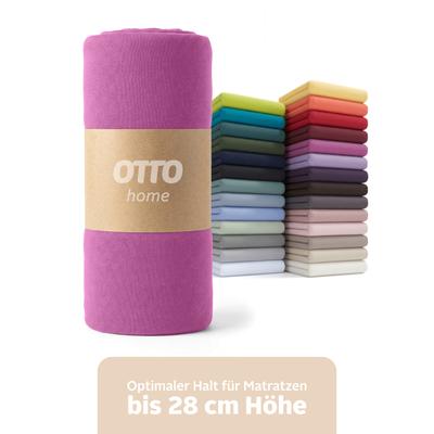 OTTO home "BLACKBERRY in PREMIUM und BASIC Qualität, 100% Baumwolle" für hohe Matratzen bis 28 cm, Bettlaken, Spannbetttuch, Boxspring