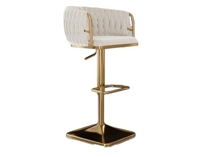 VNCdfhETs Barstuhl Drehbare Barhocker for Zuhause, Als Dekoration Oder for Cafés Barhocker(White)