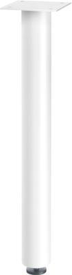 Bott Werkbankfu cubio, rund, Stahlblech, B 150 x T 150 x H 800 mm, lichtgrau RAL 7035