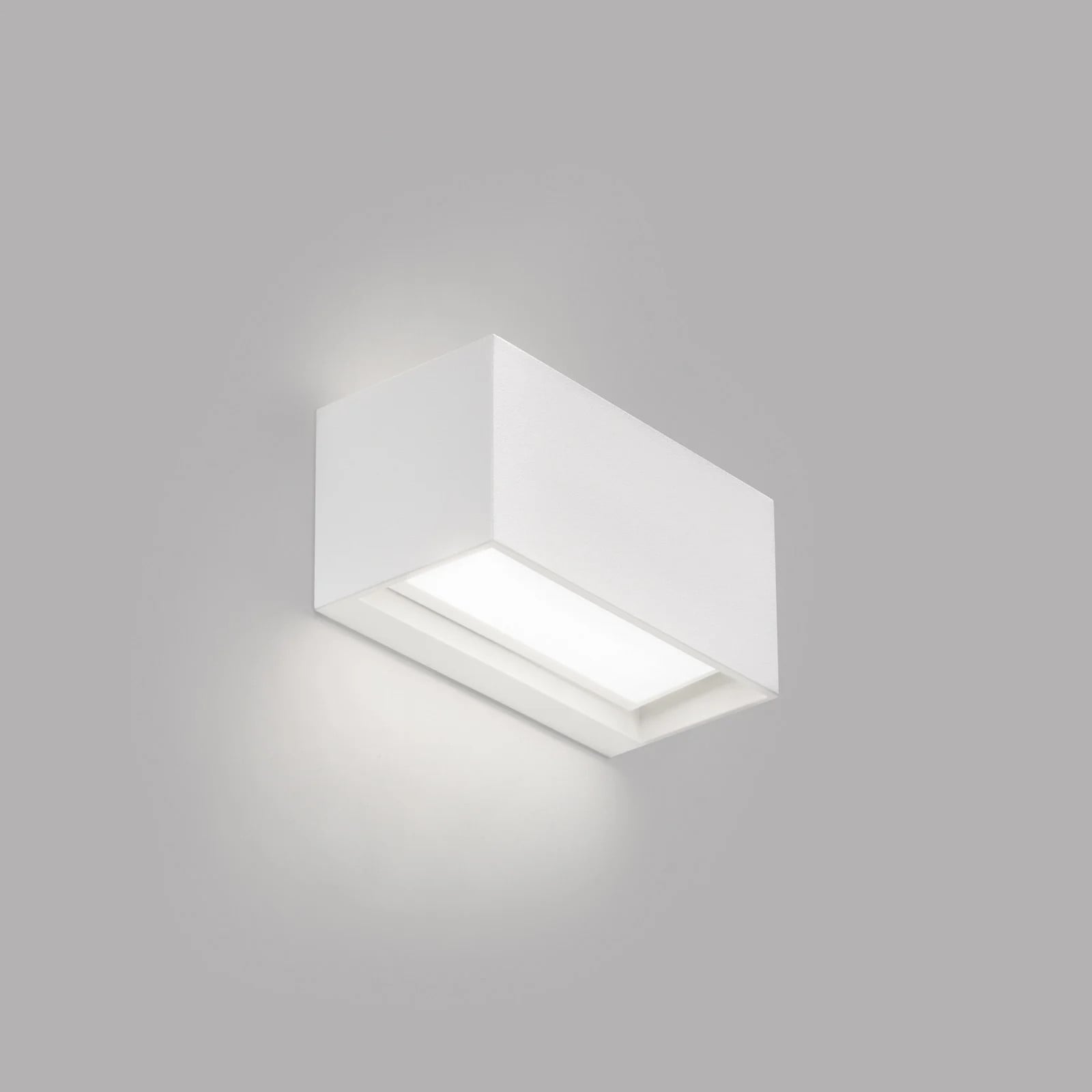 Light-Point Linea W1 LED wandlamp, wit, aluminium, IP54