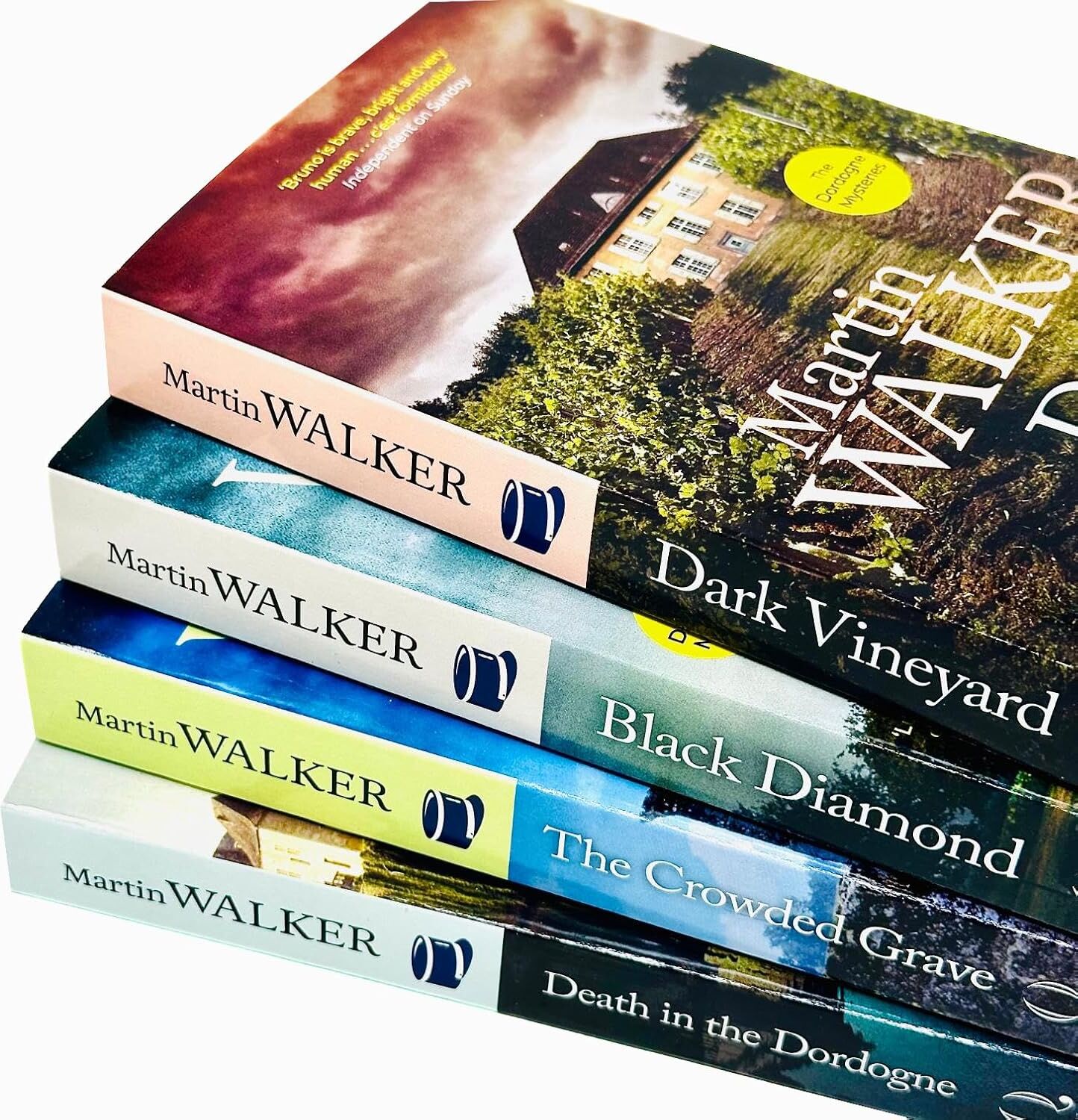 Quercus Bruno Chief of Police Dordogne Mysteries Books 1-4 by Martin Walker - Paperback Cosy Crime Fiction Collection Set