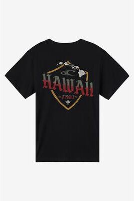 O'Neill s Shield Hawaii Classic T-Shirt in Black, Size Medium