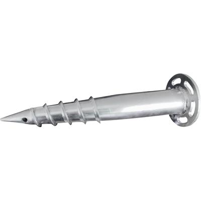 Bodenanker VITAVIA, silber (silberfarben), Metall, Bodenanker, 2 Erdanker geeignet für Gewächshäuser