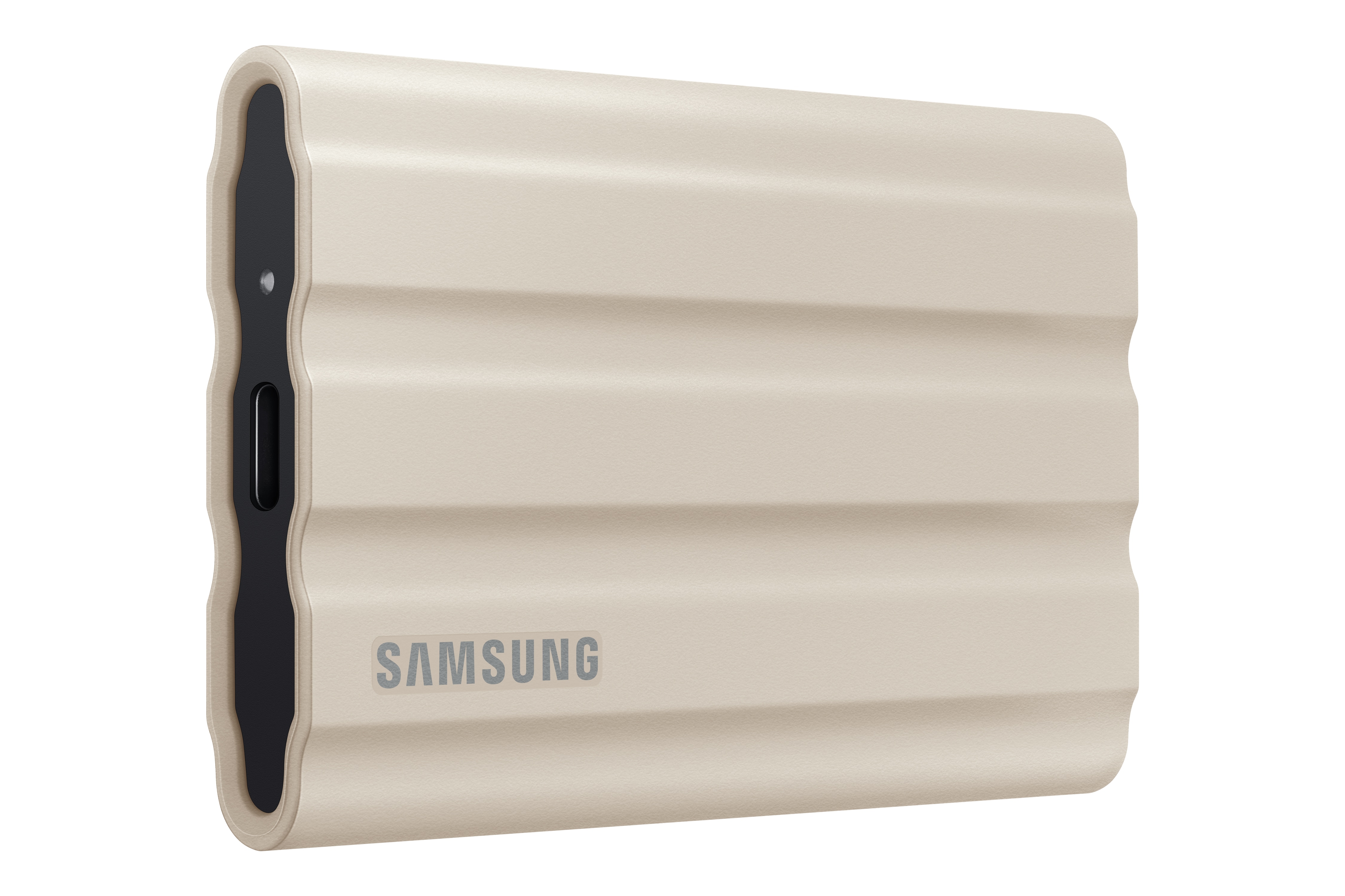 Samsung Portable SSD T7 Shield 2 TB USB-C 3.1 (10Gb/​s) Beige externe Festplatte SSD MU-PE2T0K/EU
