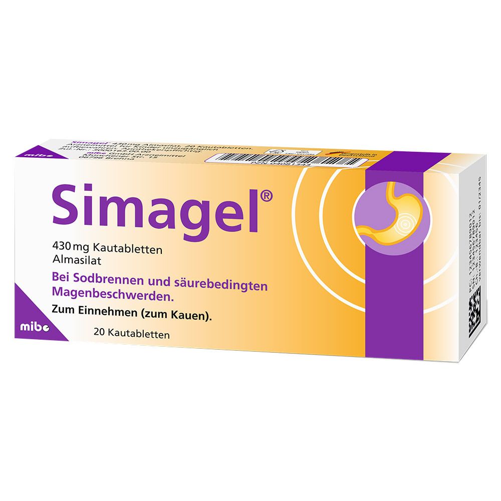 Simagel Kautabletten 20 St