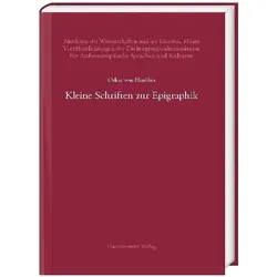 von Hinüber:Kleine Schriften zur Epigra, Fachbücher von Oskar von Hinüber
