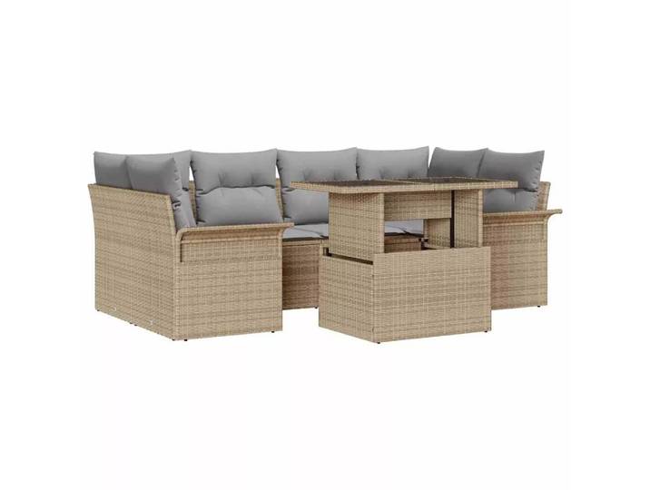 VidaXL - Modulare sofagarnitur poly-rattan, One Size, Multicolor
